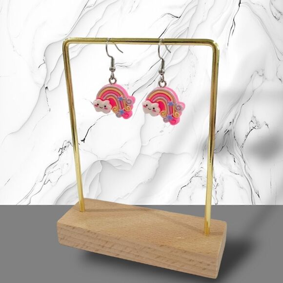 🌈Smiling Rainbow Earrings🌈(2-A010-B)-Jewelry for Women - Picture 5 of 6